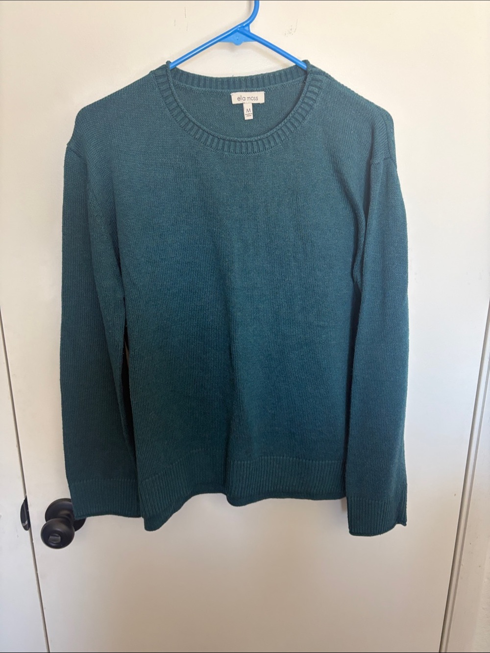 Ella Moss Teal Crewneck Sweater for Men